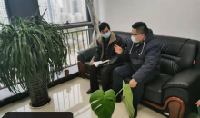 县委副书记张德晟到县红十字会督查指导疫情防控工作